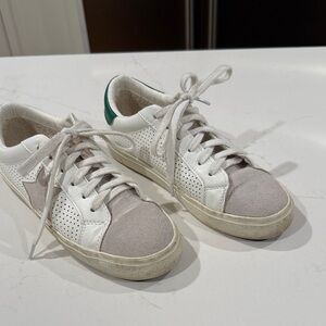 Vintage Havana White and Green Women's Sneakers